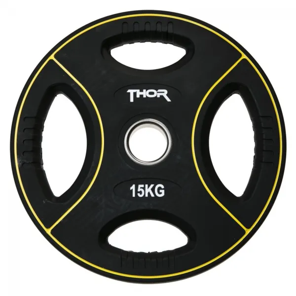 Thor Fitness Viktplatta med Handtag 15kg (1 st)